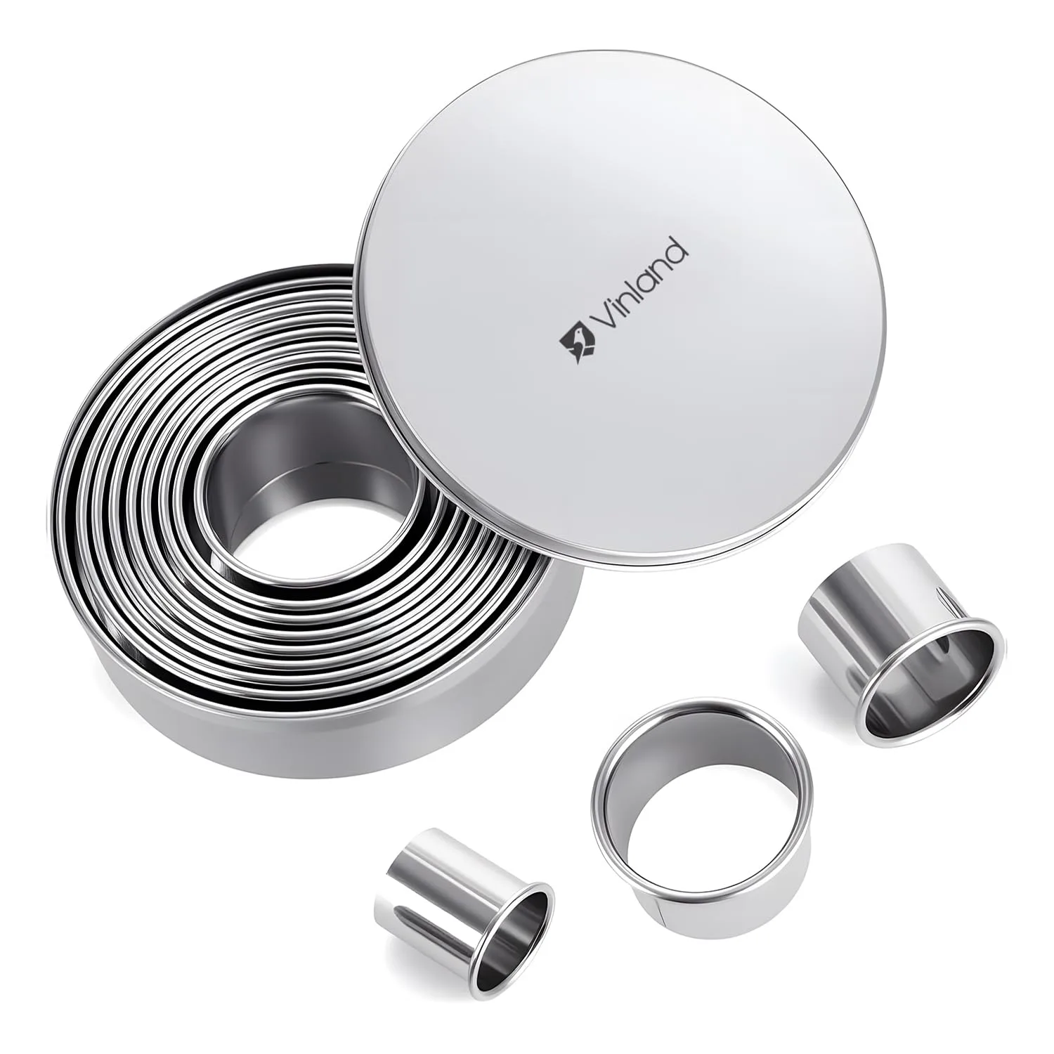 Ateco stainless cookie cutter set