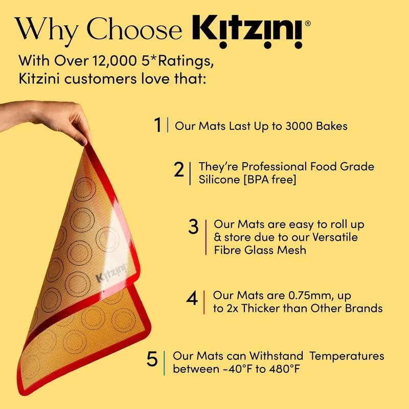 Kitzini silicone baking mat set thumbnail 2