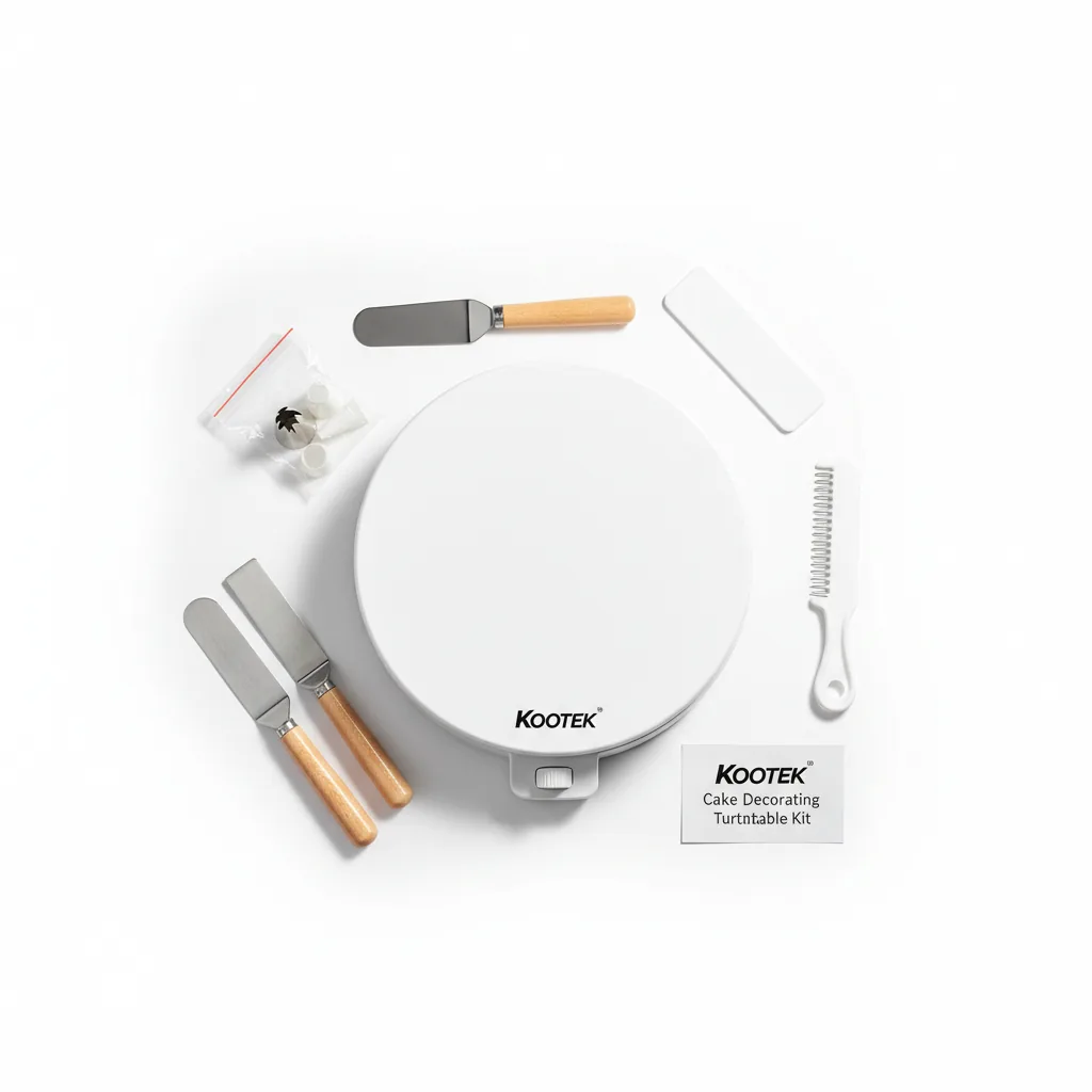 Kootek cake decorating turntable kit thumbnail 2