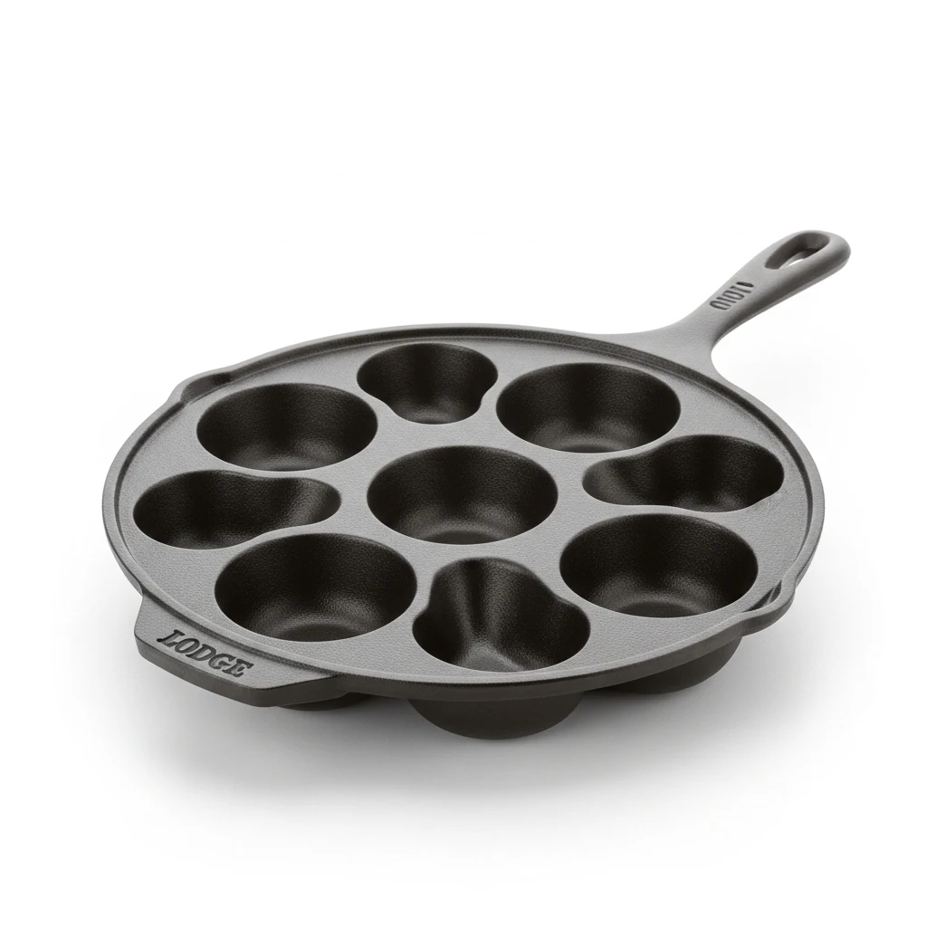 Lodge cast iron drop biscuit pan thumbnail 2