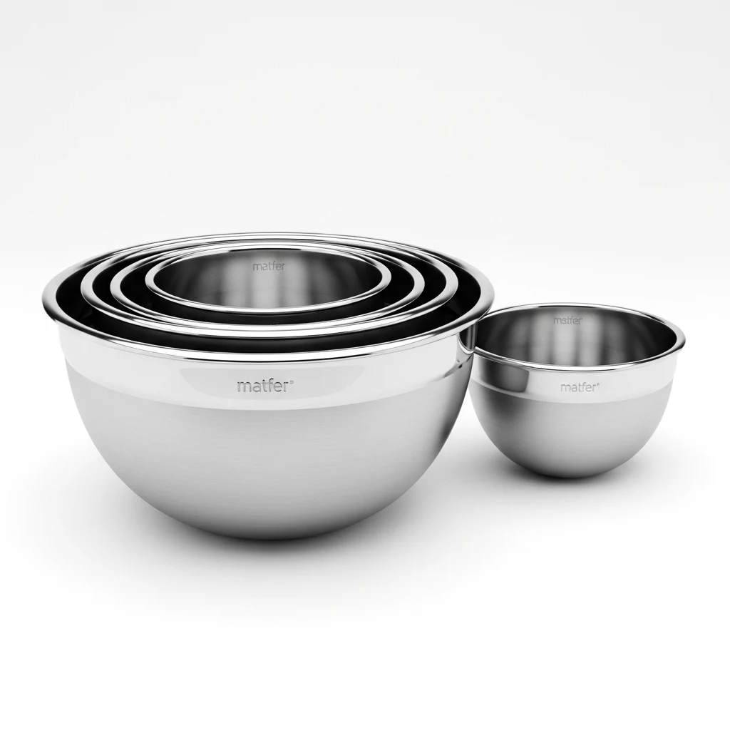 Matfer stainless mixing bowl set thumbnail 2