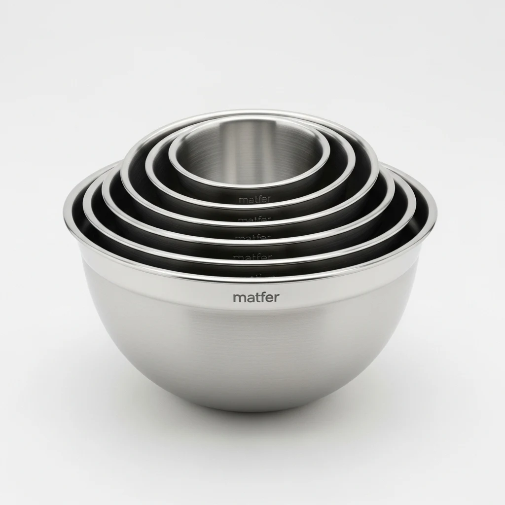 Matfer stainless mixing bowl set thumbnail 3