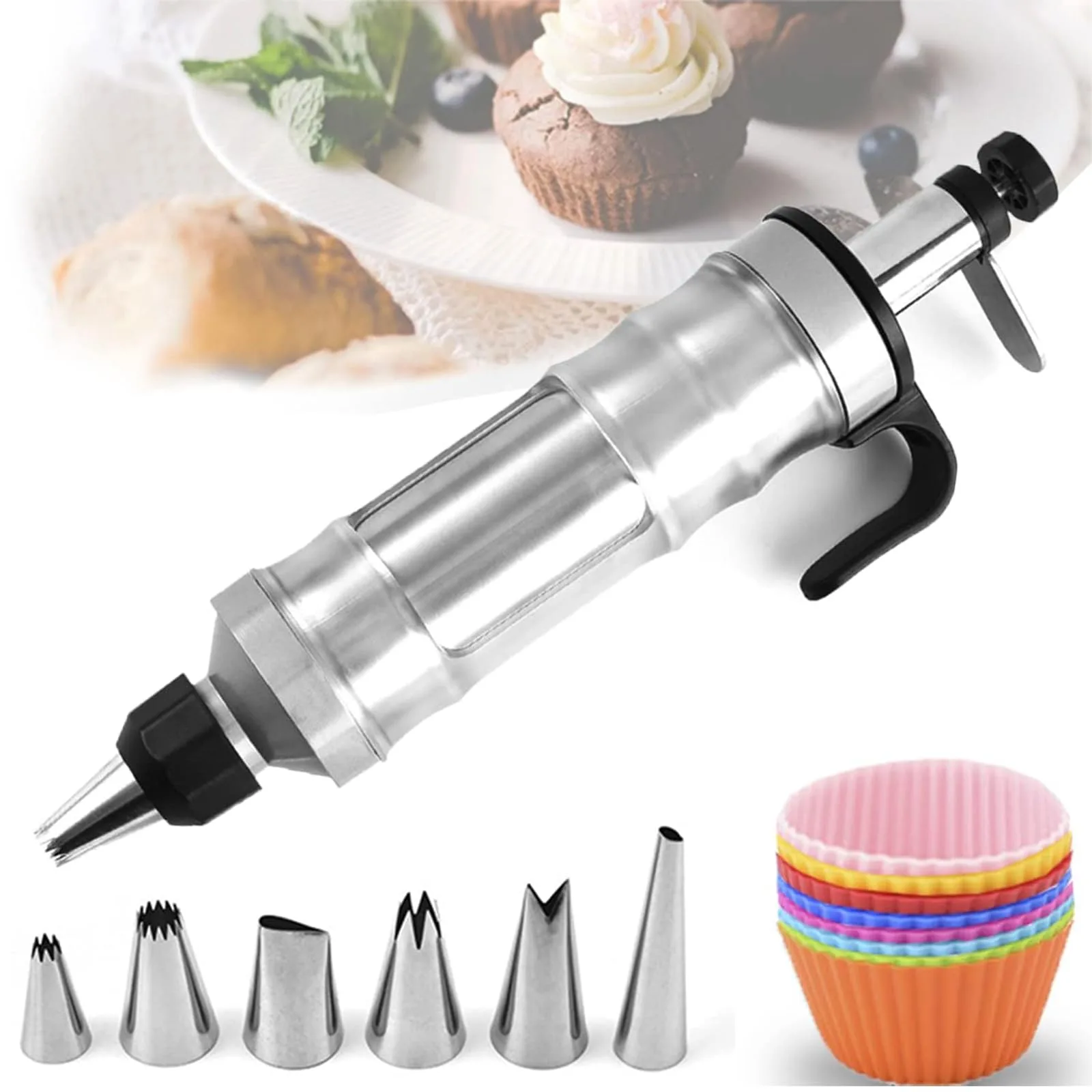 Pukmebo stainless piping nozzle set thumbnail 3