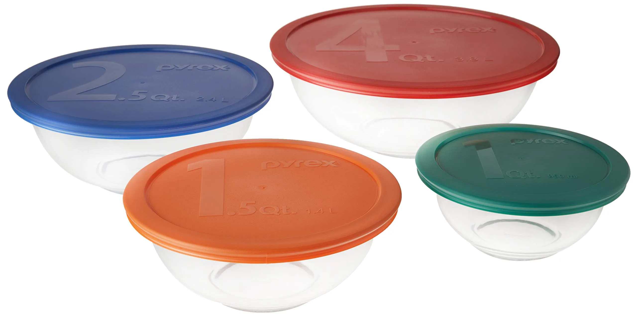 Pyrex 3-piece mixing bowl set